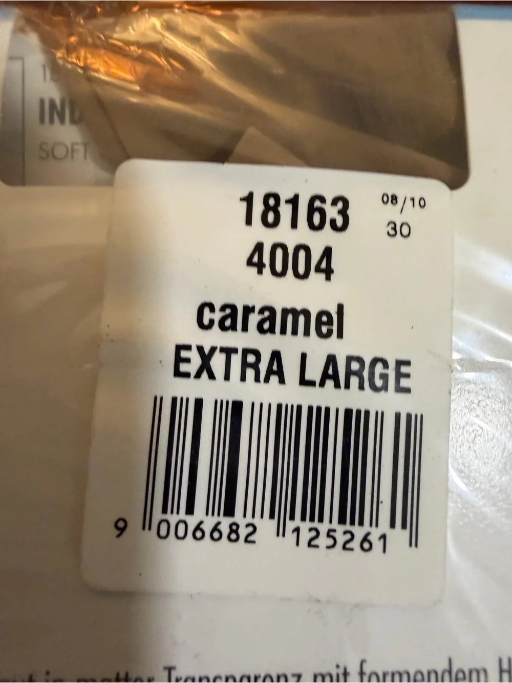 New Unopened Wolford Caramel-Cored Soft Control Top Sheer Tights Size XL